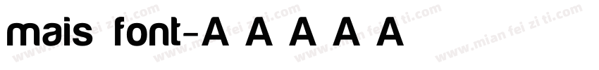 mais font字体转换